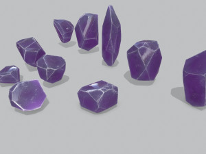 Crystal set 3D Model
