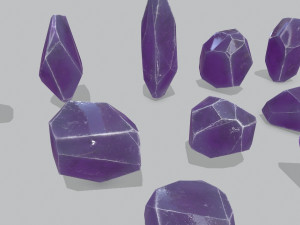 Crystal set 3D Model