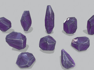 Crystal set 3D Model