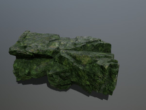 Mossy rocks 3D Model