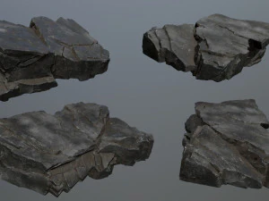Cliff rocks 3D Model