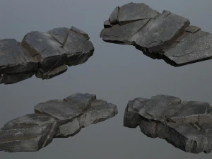 Cliff rocks 3D Model
