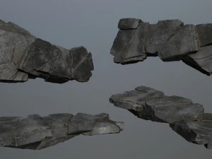 Cliff rocks 3D Model