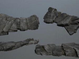 Cliff rocks 3D Model