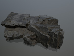 Cliff rocks Model 3D
