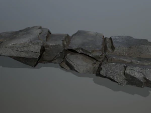 Cliff rocks 3D Model