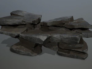 Cliff rocks 3D Model