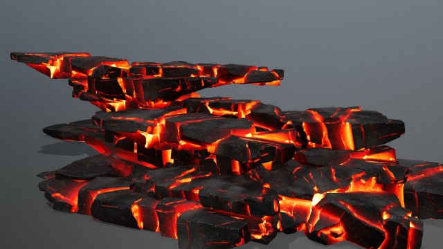 Lava rocks 3D-Modell .c4d .max .obj .3ds .fbx .stl .blend 