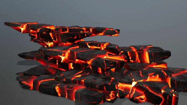 Lava rocks 3D Model .c4d .max .obj .3ds .fbx .stl .blend