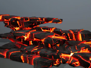 Skały lawowe Model 3D