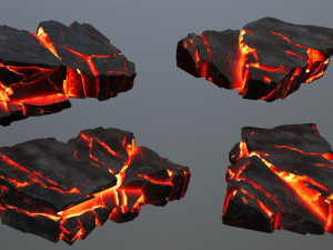 Lava rocks 3D-Modell