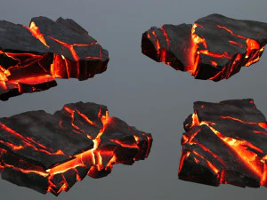 Lava rocks 3D Model