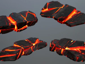 Lava rocks 3D Model