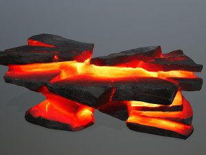Lava rocks 3D-Modell