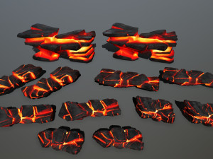 Lava rocks 3D-Modell