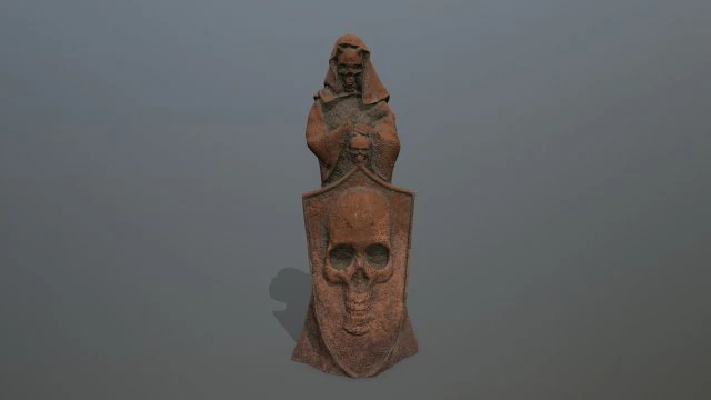 Statue 1 3D Model .c4d .max .obj .3ds .fbx .stl .blend 