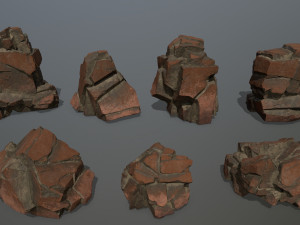 Desert rocks Modello 3D