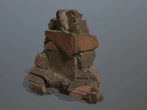 Desert rocks 3D Model
