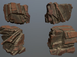 Desert rocks Modello 3D