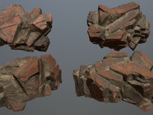 Desert rocks Modello 3D