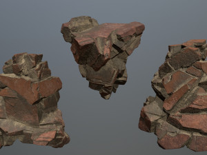 Desert rocks Modello 3D