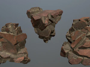 Desert rocks 3D Model