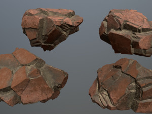 Desert rocks Modello 3D
