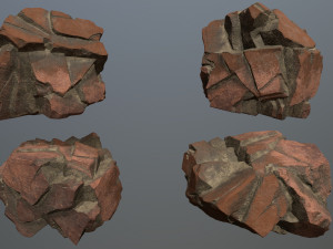 Desert rocks Modello 3D