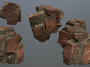 Desert rocks Modello 3D