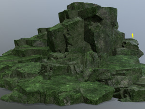 Cliff rocks Modelo 3D