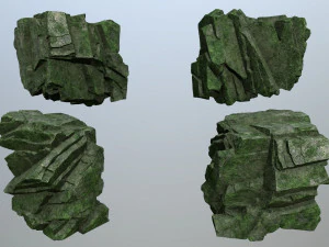 Cliff rocks 3D Model