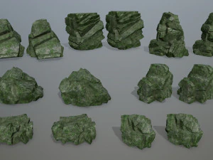Cliff rocks 3D Model