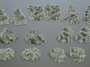 Cliff rocks 3D Model