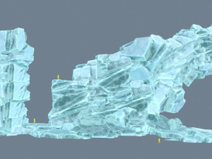 Ice rocks Model 3D