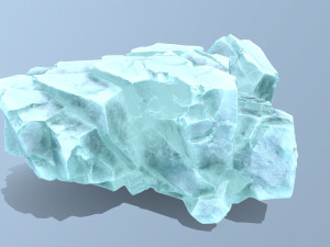 Ice rocks Model 3D