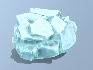 Ice rocks Model 3D