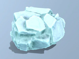 Ice rocks 3D Model