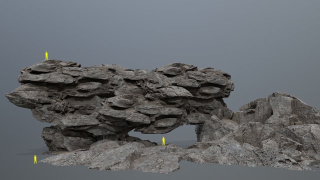Cliff rocks 3D मॉडल .c4d .max .obj .3ds .fbx .stl .blend 