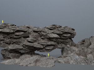 Cliff rocks 3D मॉडल