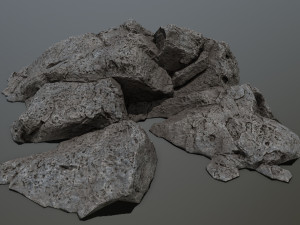 Cliff rocks 3D मॉडल