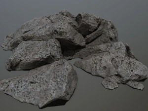 Cliff rocks 3D Model