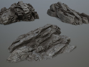 Cliff rocks 3D मॉडल