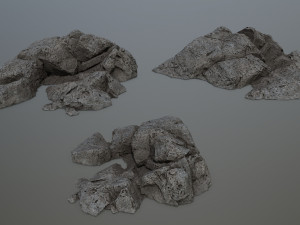 Cliff rocks 3D मॉडल
