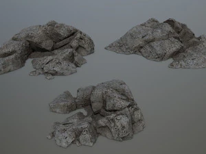 Cliff rocks 3D Model