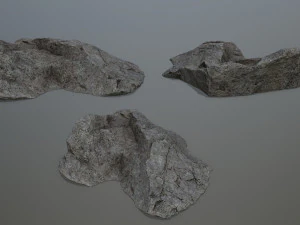 Cliff rocks 3D Model