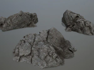 Cliff rocks 3D Model