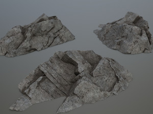 Cliff rocks 3D मॉडल