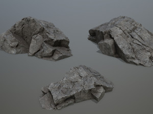 Cliff rocks 3D मॉडल