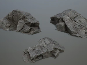 Cliff rocks 3D Model