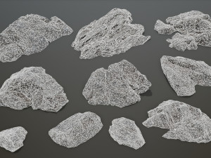 Cliff rocks 3D मॉडल